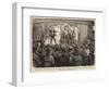 The Annual Entertainment of the Royal Naval Artillery Volunteers on Board HMS Rainbow-null-Framed Giclee Print