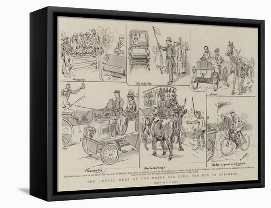 The Annual Meet of the Motor Car Club, the Run to Brighton-S.t. Dadd-Framed Stretched Canvas