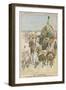 The Annual Migration of Algerian Tribes, for the Purpose of Trading-null-Framed Art Print