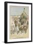 The Annual Migration of Algerian Tribes, for the Purpose of Trading-null-Framed Art Print