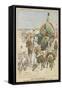 The Annual Migration of Algerian Tribes, for the Purpose of Trading-null-Framed Stretched Canvas