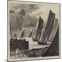 The Annual Sailing Barge Match on the Thames-null-Mounted Giclee Print