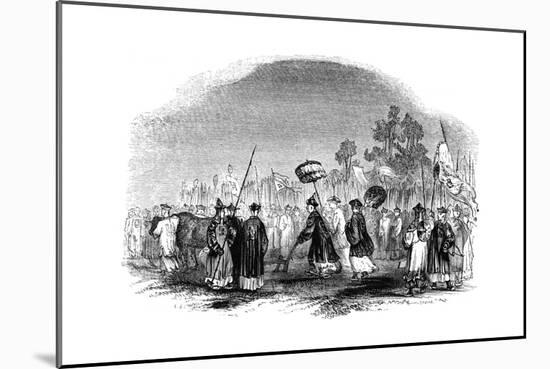 The Annual Spring Festival, 1847-Evans-Mounted Giclee Print