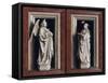 The Annuciation Diptych-Jan van Eyck-Framed Stretched Canvas