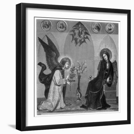 The Annunciation, 1333-J Petot-Framed Giclee Print