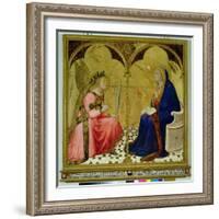 The Annunciation, 1344-Ambrogio Lorenzetti-Framed Giclee Print