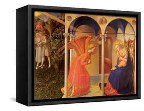 The Annunciation, 1400-Fra Angelico-Framed Stretched Canvas