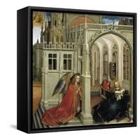 The Annunciation, 1418-1419-Robert Campin-Framed Stretched Canvas