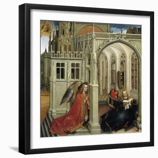 The Annunciation, 1418-1419-Robert Campin-Framed Giclee Print
