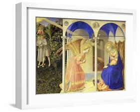 The Annunciation, 1426-1428-Fra Angelico-Framed Giclee Print