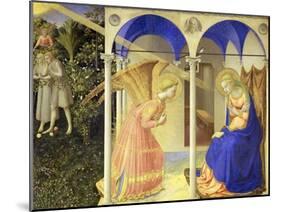 The Annunciation, 1426-1428-Fra Angelico-Mounted Giclee Print