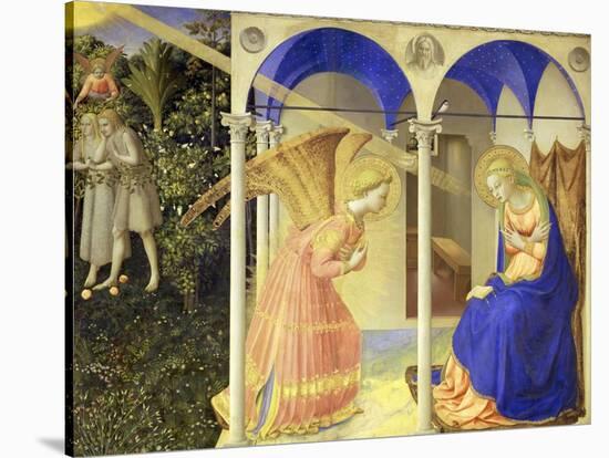 The Annunciation, 1426-1428-Fra Angelico-Stretched Canvas