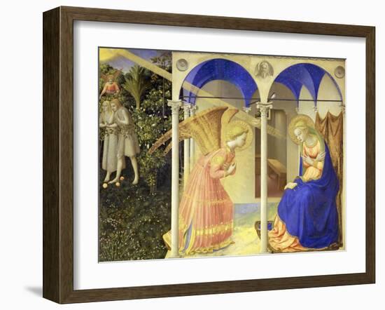 The Annunciation, 1426-1428-Fra Angelico-Framed Premium Giclee Print