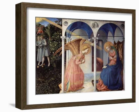 The Annunciation, 1430-1432-Fra Giovanni Angelico da Fiesole-Framed Giclee Print