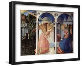 The Annunciation, 1430-1432-Fra Giovanni Angelico da Fiesole-Framed Giclee Print