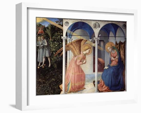 The Annunciation, 1430-1432-Fra Giovanni Angelico da Fiesole-Framed Giclee Print