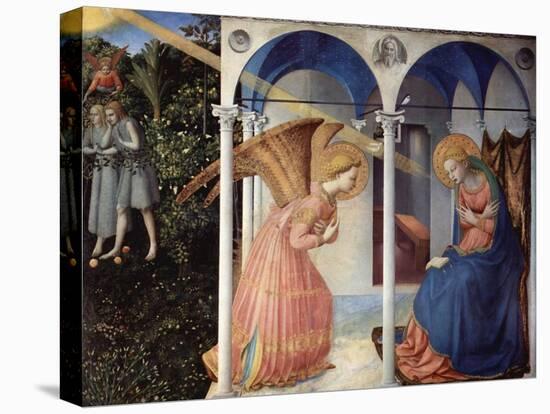 The Annunciation, 1430-1432-Fra Giovanni Angelico da Fiesole-Stretched Canvas