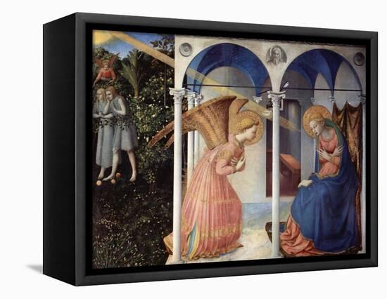 The Annunciation, 1430-1432-Fra Giovanni Angelico da Fiesole-Framed Stretched Canvas