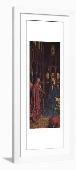 'The Annunciation', 1434-1436-Jan van Eyck-Framed Giclee Print