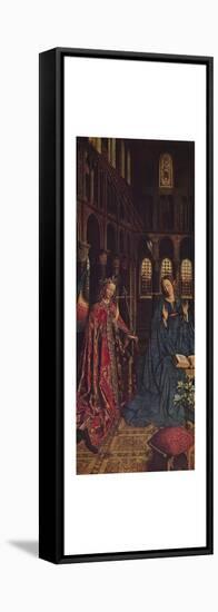 'The Annunciation', 1434-1436-Jan van Eyck-Framed Stretched Canvas