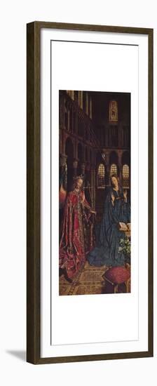 'The Annunciation', 1434-1436-Jan van Eyck-Framed Premium Giclee Print