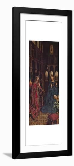 'The Annunciation', 1434-1436-Jan van Eyck-Framed Premium Giclee Print