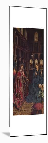 'The Annunciation', 1434-1436-Jan van Eyck-Mounted Premium Giclee Print