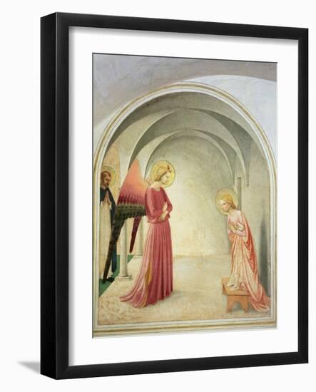 The Annunciation, 1442-Fra Angelico-Framed Giclee Print