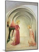 The Annunciation, 1442-Fra Angelico-Mounted Giclee Print