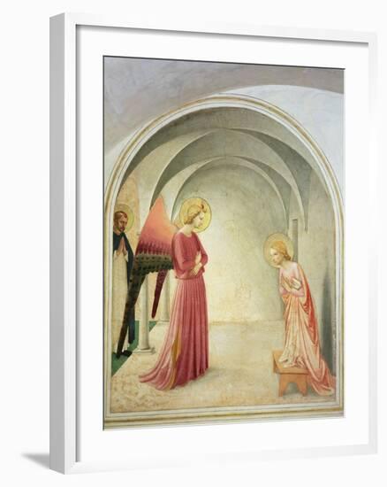 The Annunciation, 1442-Fra Angelico-Framed Giclee Print