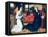 The Annunciation, 1465-1470-Dieric Bouts-Framed Stretched Canvas