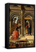 The Annunciation, 1470-1472-Francesco del Cossa-Framed Stretched Canvas