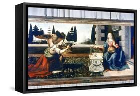 The Annunciation, 1472-1475-Leonardo da Vinci-Framed Stretched Canvas
