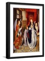 The Annunciation, 1480-89-Hans Memling-Framed Giclee Print