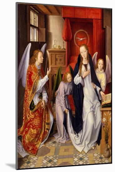 The Annunciation, 1480-89-Hans Memling-Mounted Giclee Print