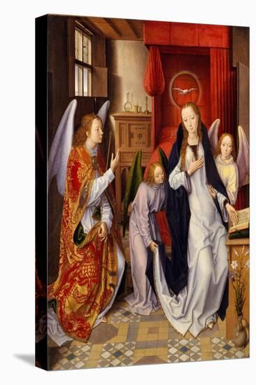 The Annunciation, 1480-89-Hans Memling-Stretched Canvas