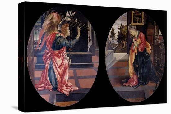 The Annunciation, 1483-1484-Filippino Lippi-Stretched Canvas