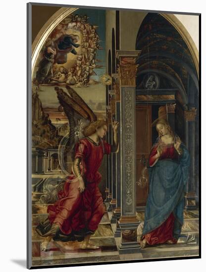 The Annunciation, 1491-Luca Signorelli-Mounted Giclee Print