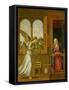 The Annunciation, 1495-Giovanni Battista Cima Da Conegliano-Framed Stretched Canvas