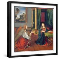 The Annunciation, 1506-Andrea Solario-Framed Giclee Print