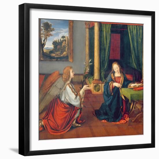 The Annunciation, 1506-Andrea Solario-Framed Giclee Print