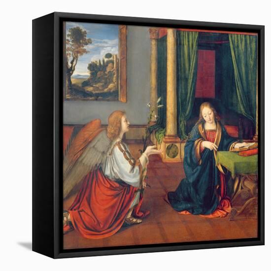 The Annunciation, 1506-Andrea Solario-Framed Stretched Canvas