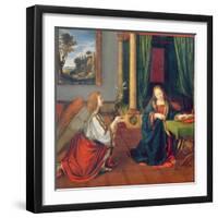 The Annunciation, 1506-Andrea Solario-Framed Giclee Print