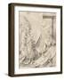 The Annunciation, 1510-1600 (Pen and Black Ink on Paper)-Albrecht Dürer or Duerer-Framed Giclee Print