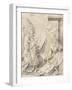 The Annunciation, 1510-1600 (Pen and Black Ink on Paper)-Albrecht Dürer or Duerer-Framed Giclee Print