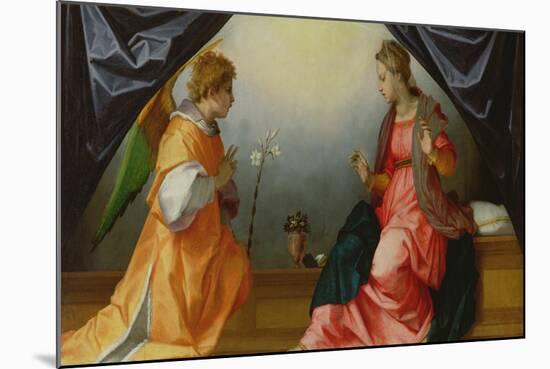 The Annunciation, 1528-Andrea del Sarto-Mounted Giclee Print