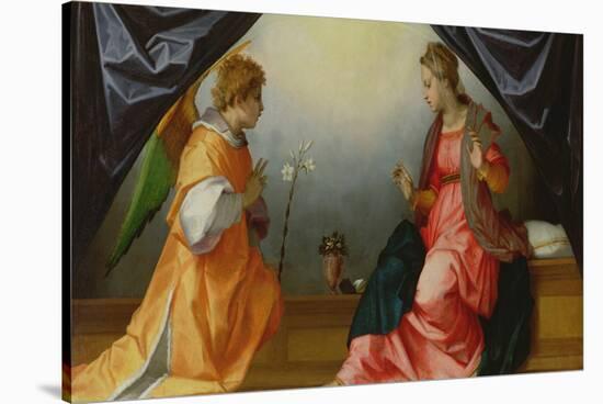 The Annunciation, 1528-Andrea del Sarto-Stretched Canvas