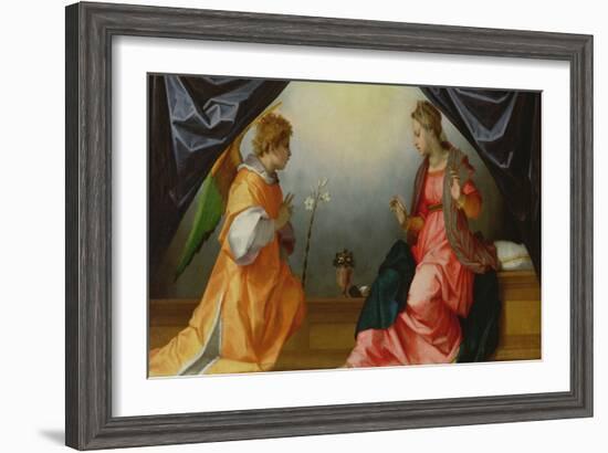 The Annunciation, 1528-Andrea del Sarto-Framed Giclee Print