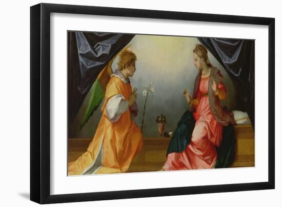 The Annunciation, 1528-Andrea del Sarto-Framed Giclee Print