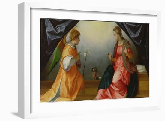 The Annunciation, 1528-Andrea del Sarto-Framed Giclee Print